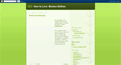 Desktop Screenshot of howtolive-boston.blogspot.com