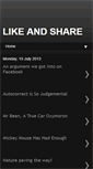 Mobile Screenshot of likeandshare.blogspot.com