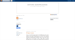 Desktop Screenshot of just-diving.blogspot.com