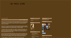 Desktop Screenshot of inthislifebywill.blogspot.com