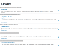 Tablet Screenshot of inthislifebywill.blogspot.com