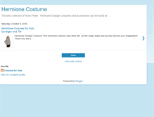 Tablet Screenshot of hermionecostume.blogspot.com