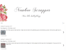 Tablet Screenshot of newbeescrapper.blogspot.com