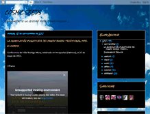 Tablet Screenshot of cosmicreturns.blogspot.com