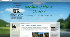 Desktop Screenshot of kentuckyhomegardens.blogspot.com