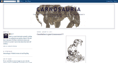 Desktop Screenshot of carnosauria.blogspot.com