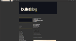 Desktop Screenshot of bulletcreative.blogspot.com