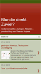 Mobile Screenshot of blondiedenkt.blogspot.com