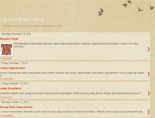 Tablet Screenshot of journal-kesehatan.blogspot.com