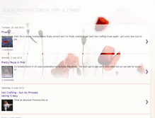 Tablet Screenshot of juniemooncards.blogspot.com