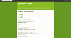 Desktop Screenshot of dinheiroverdade.blogspot.com