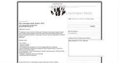 Desktop Screenshot of lowongankerjauntukmu.blogspot.com