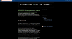 Desktop Screenshot of guadagnaresoldifcili.blogspot.com