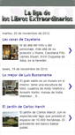 Mobile Screenshot of laligadeloslibrosextraordinarios.blogspot.com