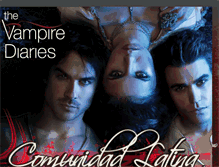 Tablet Screenshot of comunidadthevampirediarieslatina.blogspot.com