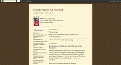 Desktop Screenshot of coinherenceanattempt.blogspot.com