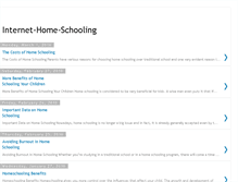 Tablet Screenshot of internet-home-schooling.blogspot.com