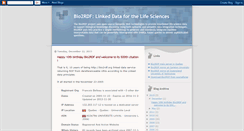 Desktop Screenshot of bio2rdf.blogspot.com