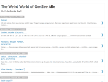 Tablet Screenshot of genzee-abe.blogspot.com