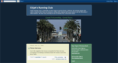 Desktop Screenshot of elijahsrunningclub.blogspot.com