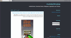 Desktop Screenshot of mobile24nokia.blogspot.com