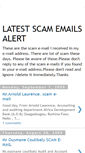 Mobile Screenshot of emailsarescam.blogspot.com