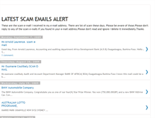Tablet Screenshot of emailsarescam.blogspot.com
