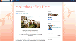 Desktop Screenshot of cathy-meditationsofmyheart.blogspot.com