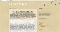 Desktop Screenshot of culturebubble.blogspot.com