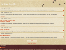 Tablet Screenshot of culturebubble.blogspot.com