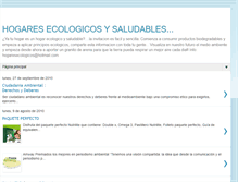 Tablet Screenshot of hogaresecologicosysaludables.blogspot.com