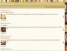Tablet Screenshot of marthasbooks.blogspot.com