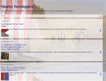 Tablet Screenshot of nearby-norwegians.blogspot.com