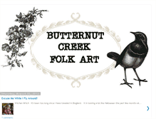 Tablet Screenshot of butternutcreekfolkart.blogspot.com