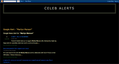 Desktop Screenshot of celebalerts.blogspot.com
