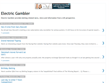 Tablet Screenshot of electricgambler.blogspot.com