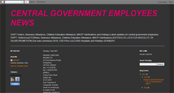 Desktop Screenshot of centralgovtempnews.blogspot.com