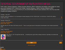 Tablet Screenshot of centralgovtempnews.blogspot.com