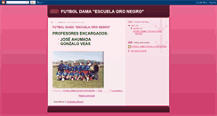 Desktop Screenshot of futboldamaoronegro.blogspot.com