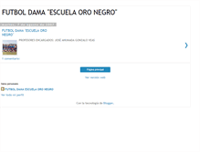 Tablet Screenshot of futboldamaoronegro.blogspot.com