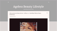 Desktop Screenshot of agelessbeautytoday.blogspot.com