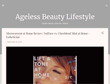 Tablet Screenshot of agelessbeautytoday.blogspot.com