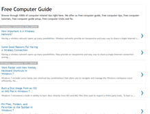 Tablet Screenshot of free-computerguide.blogspot.com