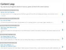 Tablet Screenshot of contentloop.blogspot.com