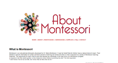 Desktop Screenshot of infomontessori.blogspot.com