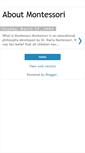 Mobile Screenshot of infomontessori.blogspot.com