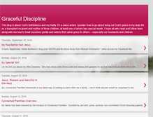 Tablet Screenshot of gracefuldiscipline.blogspot.com