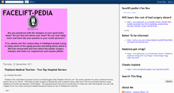 Desktop Screenshot of faceliftpedia.blogspot.com