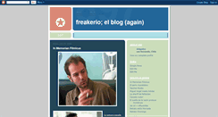 Desktop Screenshot of freakerio.blogspot.com