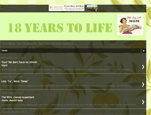 Tablet Screenshot of 18years2life.blogspot.com
